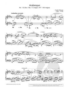 Arabesque No. 1 in E major von Claude Debussy 