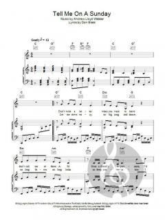 Tell Me On A Sunday von Andrew Lloyd Webber 