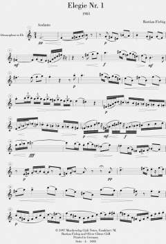 Elegie Nr. 1 von Bastian Fiebig (Download) 