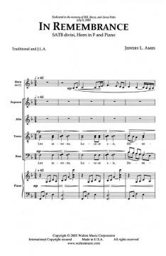 In Remembrance von Jeffrey L. Ames 