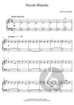 Nuvole Bianche von Ludovico Einaudi 