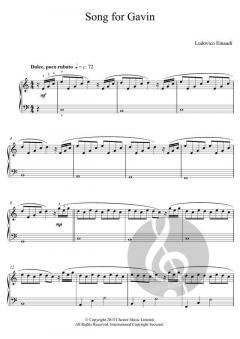 Song For Gavin von Ludovico Einaudi 