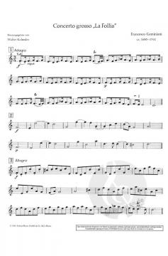 Concerto grosso 'La Follia' von Francesco Geminiani 